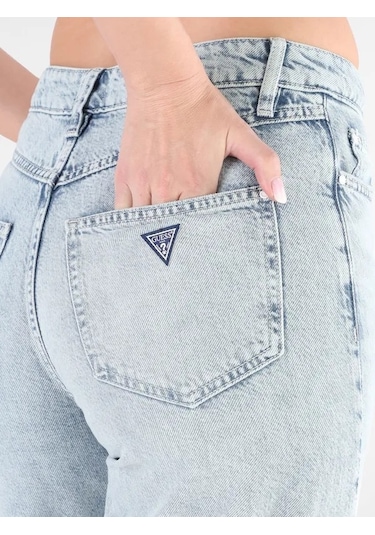 Guess Marseille Regular Fit Kadın Jean Pantolon W6ga82d0697 Mavi