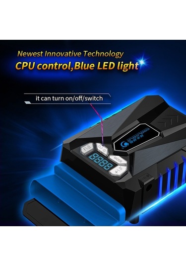 Didadodo Taşınabilir Dizüstü Soğutucu - Akıllı Sıcaklık Kontrollü, Sessiz Ve Hızlı Soğutma Fanı, Anında Soğutma