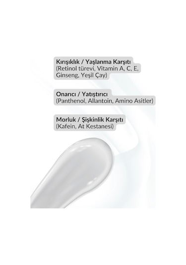 Göz Çevresi Bakım Kremi /  & Morluk & Şişkinlik  / Aydınlatıcı &