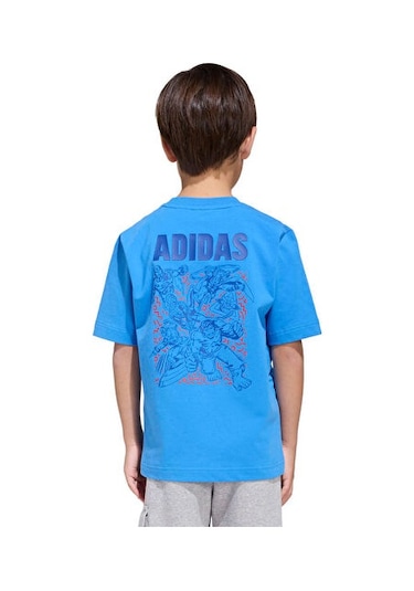 Adidas Lk Marvel Av T Çocuk Günlük Tişört Jz7665 Mavi