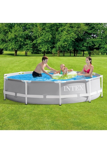 İntex 26702 305x76cm Premium Prefabrik Havuz Seti 220v Filtreli