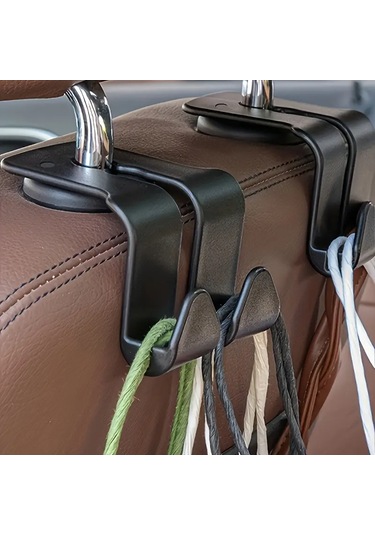 2 Adet Araba Koltuk Arkası Kancaları,çok Fonksiyonlu Telefon Tutu