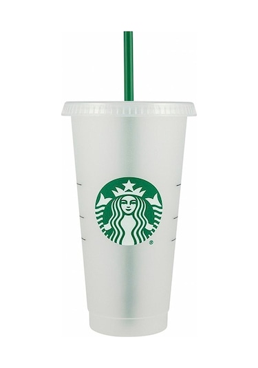 Starbucks Soğuk Buzlu Içecek Için Seyahat Bardağı 710 Ml Beyaz