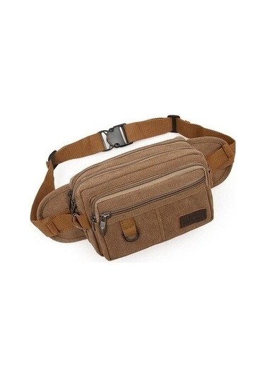Erkekler İçin Şık Ve Pratik Omuz Askılı Bel Çantası, Günlük Kullanım İçin Ideal Kahverengi