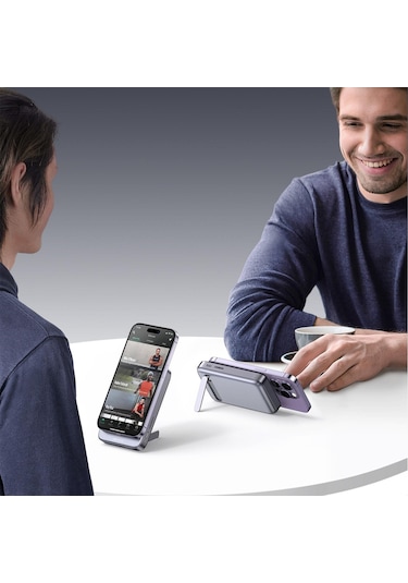 Ugreen 22.5w 10000mah Standlı Usb Type-c Kablosuz Şarj İphone Magsafe Powerbank