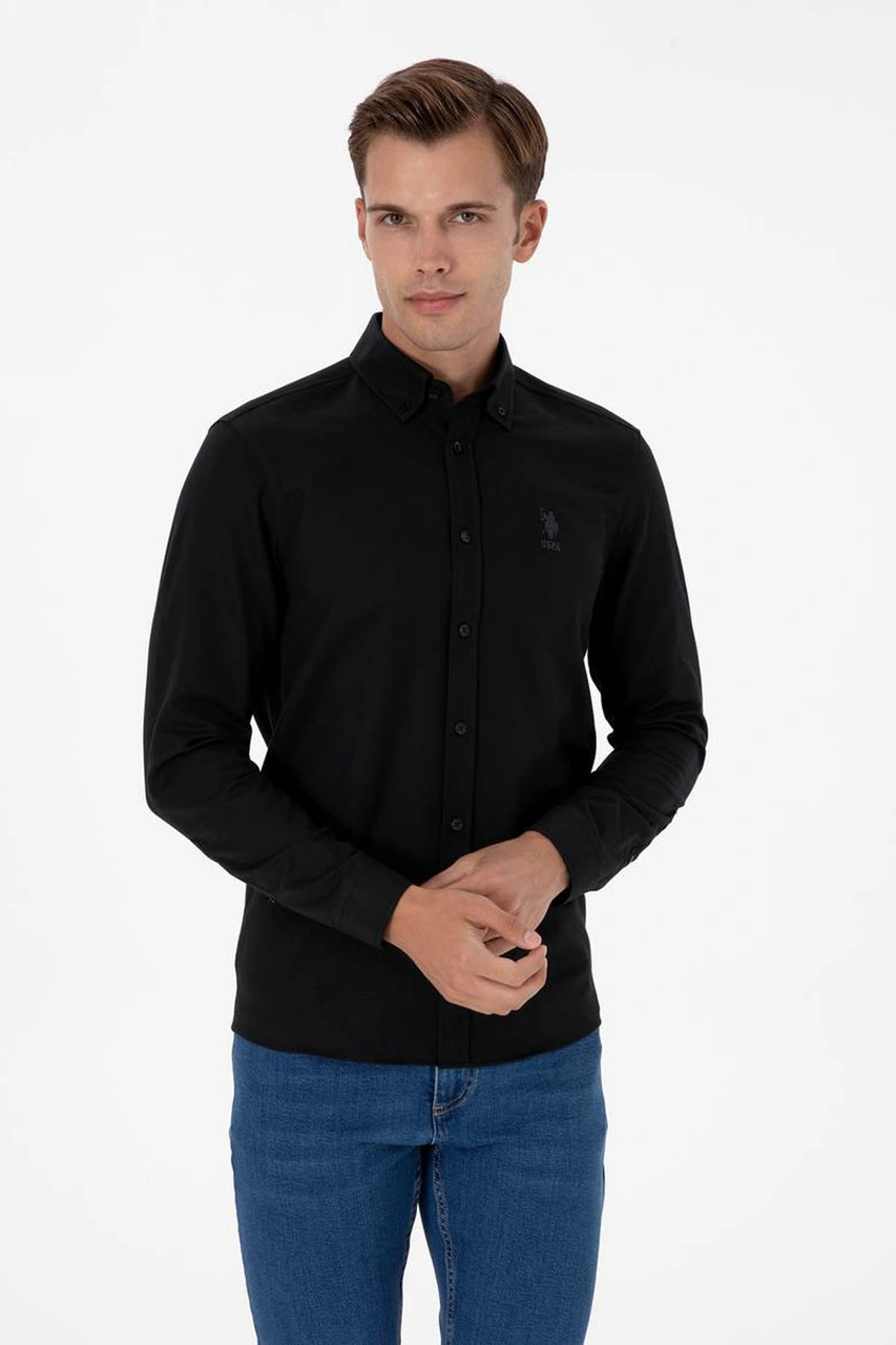 U.s. Polo Assn. Nova025k Siyah Erkek Gömlek 2225592 Siyah