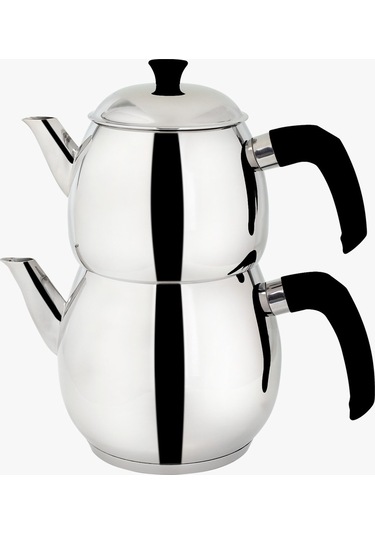 Fms Badem Orta Boy Çaydanlık - Siyah Siyah