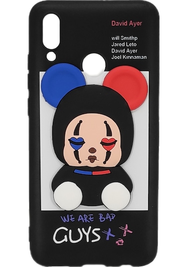 Nettech Huawei P Smart 2019 Uyumlu Three D Case Seri Arka Koruma