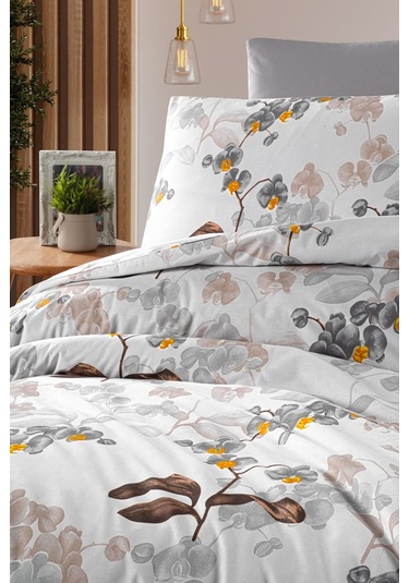 Aytunç Süreyya %100 Pamuklu Tek Kişilik Nevresim Takımı 160x2... Desenli