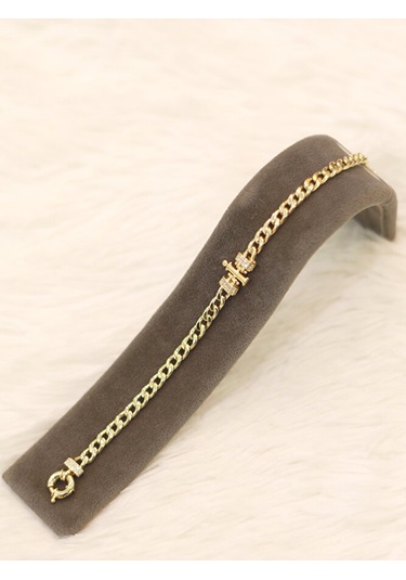 İ Harfi Gurmet Bileklik Altın