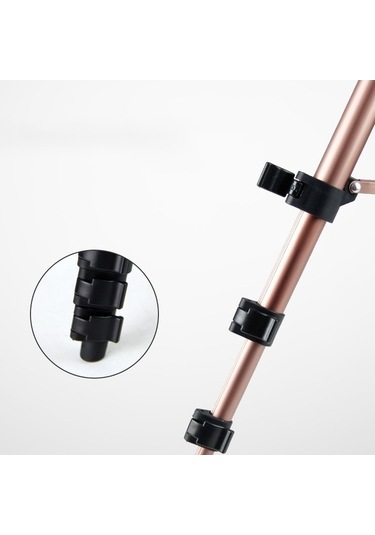 Createtech 110 Cm Alüminyum Tripod, Kamera Ve Telefon Destekli Canlı Akış Standı