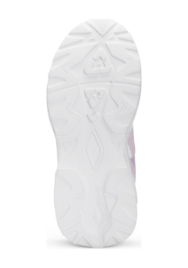 Slazenger KEMBA Çocuk Cırt Cırtlı Beyaz / Lila Günlük Spor Ayakkabısı