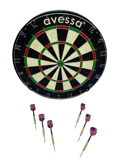 Avessa Profesyonel Dart Seti + 6 18 Gr Ok Renkli Kutu