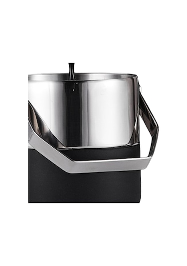 Suntek Ev Bar Soğutma Şampanyası Için Kapaklı 13,8cmx13,5cm Gümüş