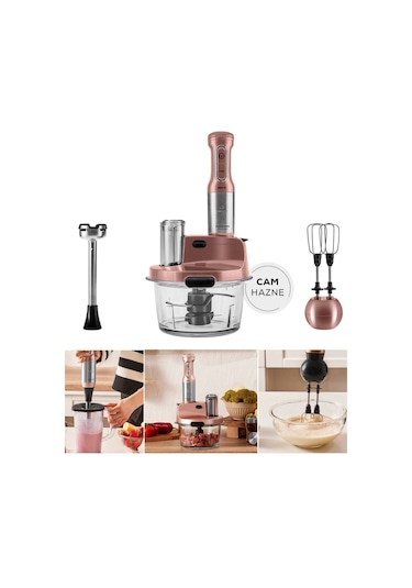 Karaca  Mastermaid Prosteel Uzun Blender Ayaklı 6 Bıçaklı 2500 W Cam Mutfak Robotu