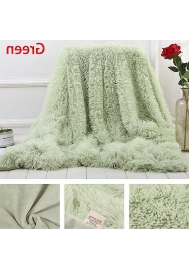 Novahub Yeşil Mercan Polar Battaniye, Kış Sıcak Yatak Örtüsü, Lüks Yatak Kapak, 80x120cm, Yumuşak Kürk, Ev Dekorasyonu Battaniyesi Yeşil