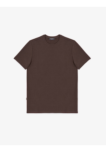 Pierre Cardin Erkek Koyu Kahverengi Tişört 50327857-vr084