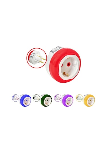 Prizli Anahtarlı Gece Lambası Çok Renkli