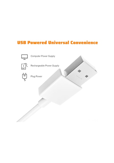 Qingmipy Led Makyaj Aynası Işığı - 3 Renk Tonu, Usb Dokunmatik, Sürekli Parlaklık Ayarlamalı 6 Lümpen
