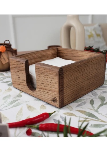 Wood Land26 Masa Örtüsü Mutfak İçin Ahşap 210702050 Kahverengi