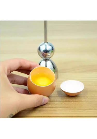 Paslanmaz Çelik Yumurta Soyacağı, Yumurta Klipsi, Yarı Haşlanmış Yumurtalar Ve Yumurtalar İçin Yumurta Açacağı