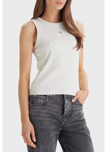 Calvin Klein Bayan Top Lv047c201g P4p Gri Gri