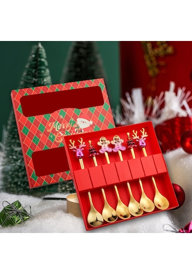 Homyl 6x Yılbaşı Geyik Ağacı Zencefilli Kurabiye