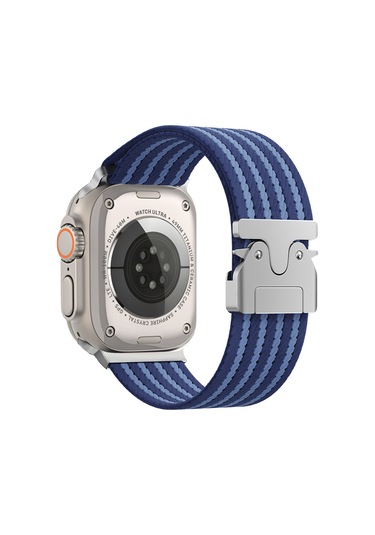 Watch 49mm Arth Krd-133 Naylon Kumaş Hasır Örgülü Kordon - Siyah