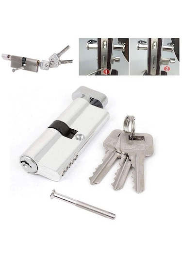 Kilit Silindiri Çok Yönlü Kilit Başparmak Dönüşü Vidalı