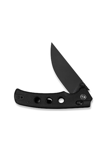 Civivi Noctis Black G10 Handle Black Stonewashed Nitro-v Blade Kamp Çakı Siyah