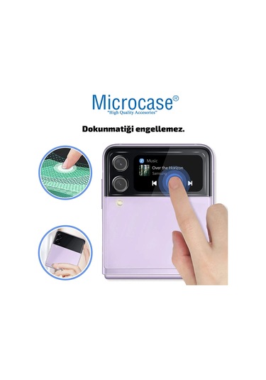 Microcase Samsung Uyumlu Galaxy Z Flip 3 Kamera Camı Lens Koruyucu Cam