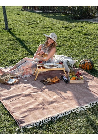 Battaniye Pamuk Miren 180x200 Cm Kiremit