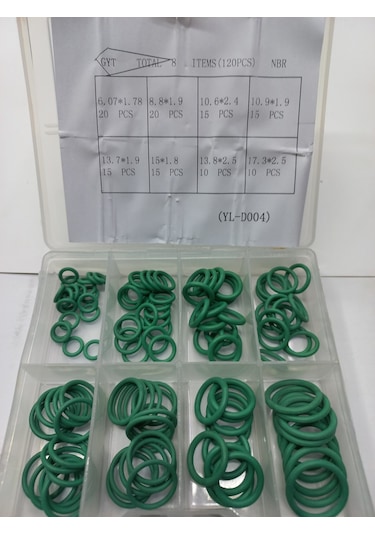 Klima O Rıng Seti Nbr 120 Parça 8 Tip