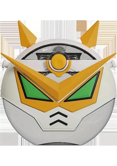 Vagon Coco Smile Özel Kutulu 630 Ml Pipetli Robot Temalı Tritan Su Matarası -boyun Askılı Beyaz