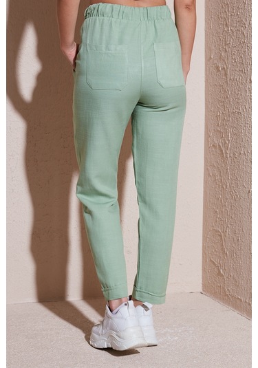 Fashion Friends Kadın Pantolon 24y0250k1 Yeşil
