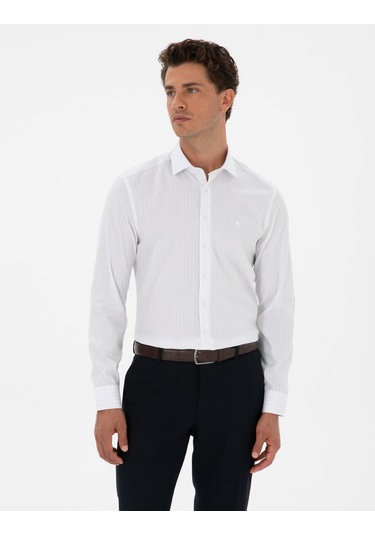Pierre Cardin Erkek Mavi Gömlek Desenli 50312349-vr036 Mavi