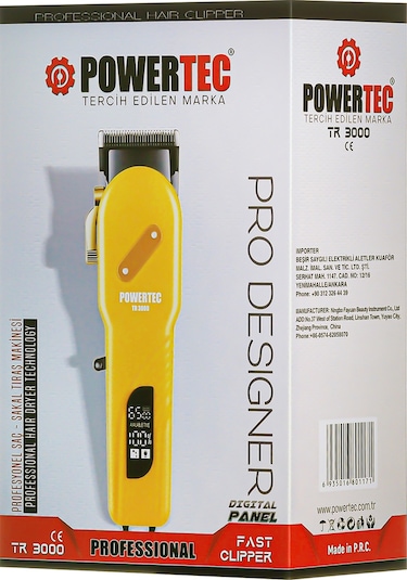 Powertec TR-3000 Saç Sakal Tıraş Makinesi