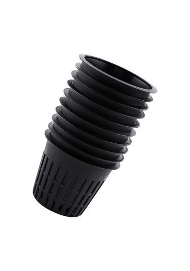 Springsun 10 Adet Siyah Su Bitkisi Yetiştirme Sepeti - 8.3cm Dış Çaplı Pp Plastik Materyal - Dayanıklı Ve Su Tasarruflu