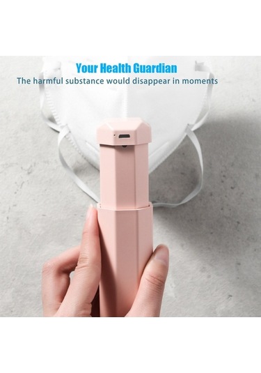 Bosphorusboutique02 Yunboo Portatif Uv-c 253.7nm Sterilizasyon Çubuğu - Tek Dakikada Textil, Plastik Ve Yüzeyleri Dezenfekte Eden Ev İçi Dezenfektör Pembe Pembe