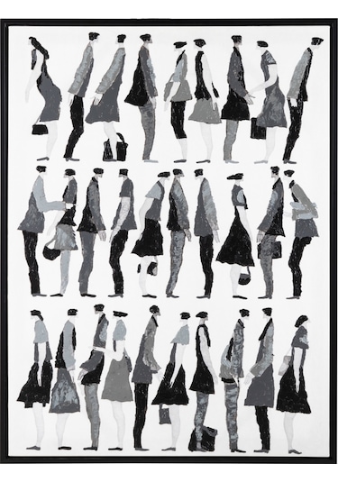 Homo Rho Çerçeveli Yağlıboya Tablo 90x120cm