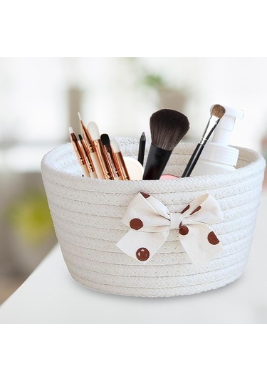 Pazly Taşınabilir Suntek Sepeti Magideal Depolama Dayanıklı Cm Aşınmaya 16.5x9 - Kw Beyaz