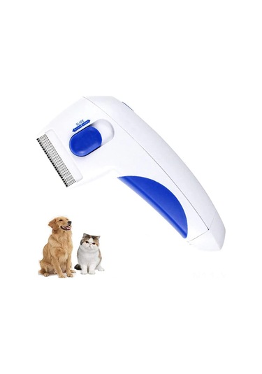 Geekyou Pet Elektrikli Pire Ve Ken Yıkama Testeresi - Kedi Köpek Saç Temizleme Aleti - Ergonomik Abs Tasarım