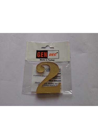 7Cm Altın Sarı No:2 Kapı Daire Masa Dolap Posta