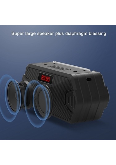 Besthome1 H/f-f216 Kablosuz 5.1 Bluetooth Hoparlör, Mini Subwoofer Ve Fm Radyo Tutucu