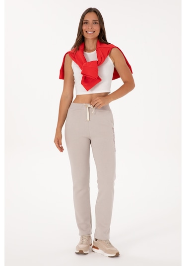 U.s. Polo Assn. Kadın Taş Eşofman Altı 50313583-vr049 Tas