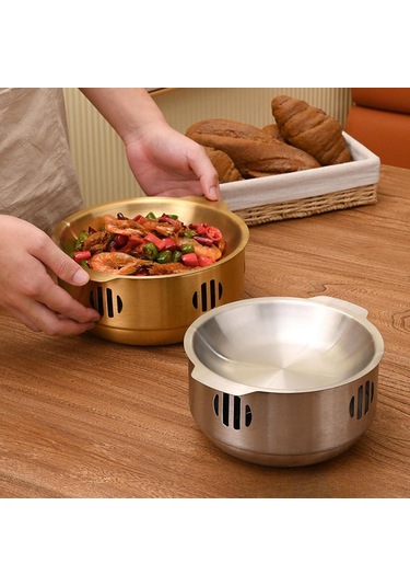 Homyl Isınma Stavat Daha Sıcak Japon Shabu Tenceresi Gümüş