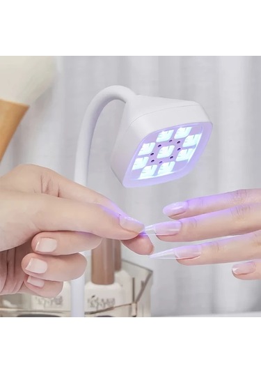 Willowhaven Led Işık Taşınabilir Şarj Edilebilir Led Lamba Düğme İle Aktive Edilir 30 Saniyede Kuruma Hızlı Jel Tırnak Uygulamaları Lotus Lambası İçin İndüksiyon