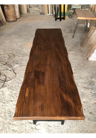 Bintaşmobilya Kütük Bar Masası 180X50X105.Cm