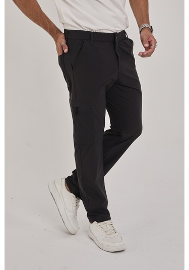 Camp529 Outdoor Tactical Su İticili Likralı Yazlık Erkek Taktik Pantolon Siyah