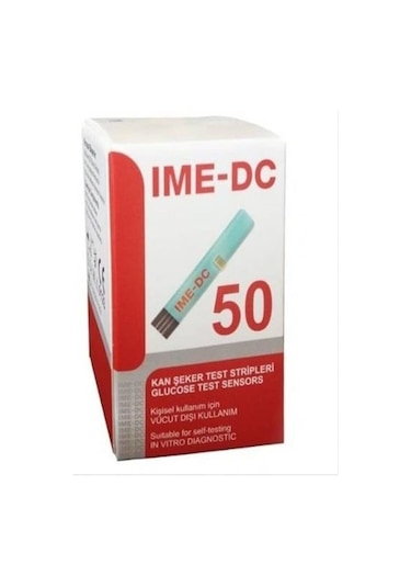 Ime-Dc Kan Şekeri Ölçüm Strip Çubuğu 50 Adet